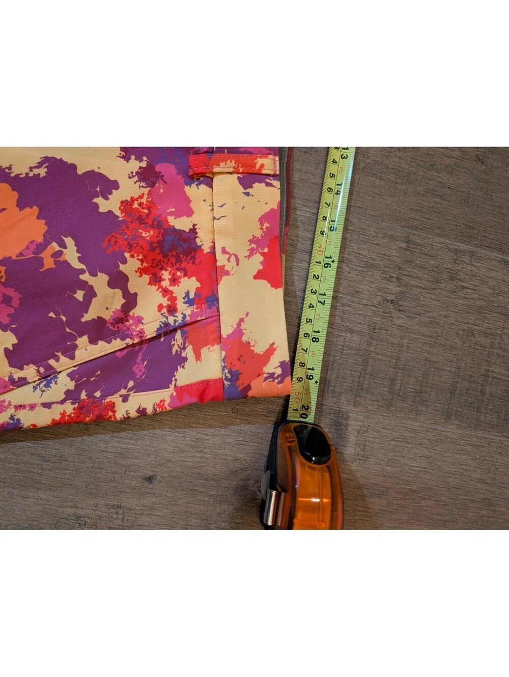 Hreski Golf Shorts Men's Size 40 Abstract Pink Purple Orange Stretch 9